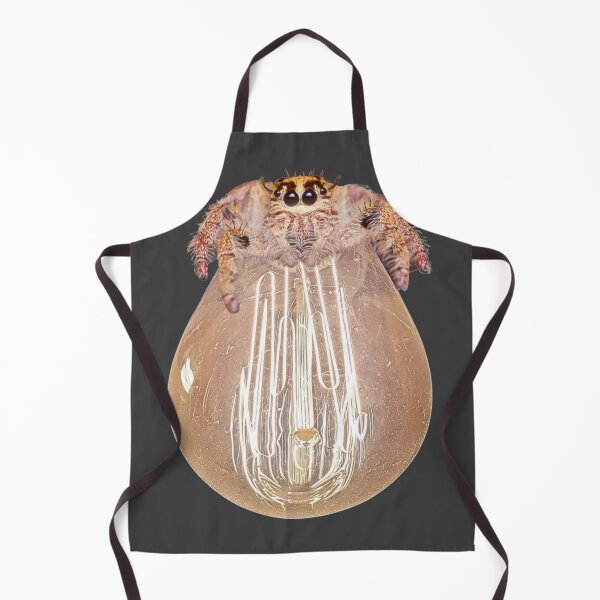 Item preview, Friendly spider on lightbulb design designed and sold by Constant Readers.