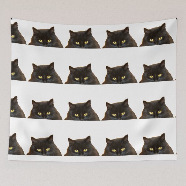 Item preview, Black Cat Peeking, I Saw That designed and sold by DiensDesign.