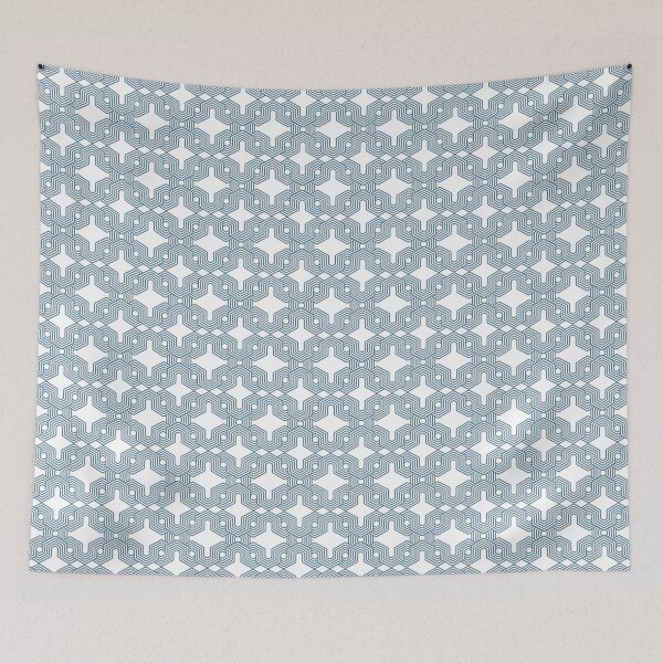 Item preview, Modern Rounded Hexagon Geometric designed and sold by Heriartist.