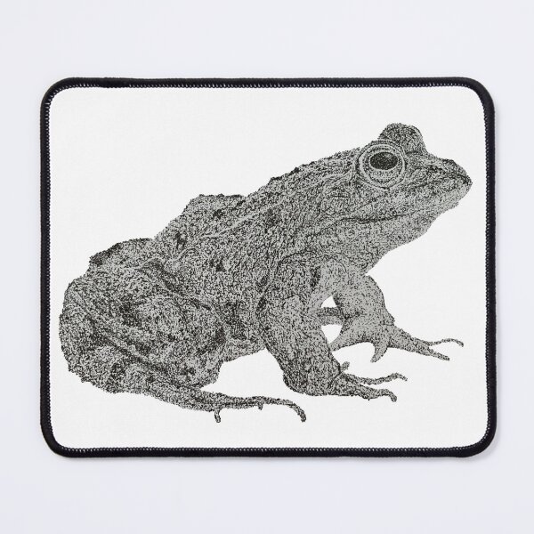Artikelvorschau, Dotwork Frosch Kunstdruck entworfen und verkauft von DrawWithSacha.