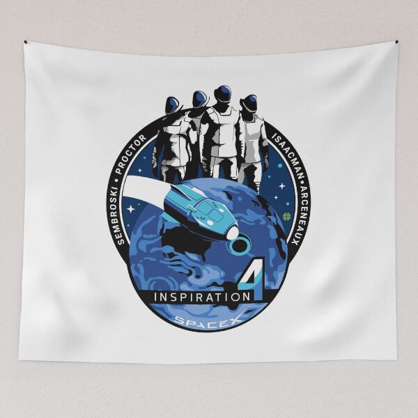 Item preview, SpaceX - Crew Dragon Inspiration4 designed and sold by -Stack-.