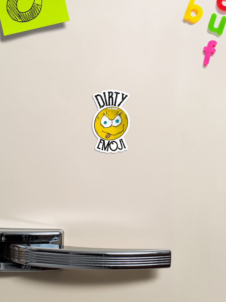 Dirty Emoji - Confused and slightly suggestive Poster by emm-j