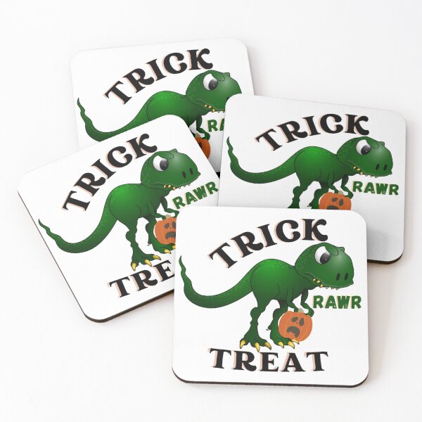 Item preview, Trick Rawr Treat Halloween Dinosaur designed and sold by Simi2020.