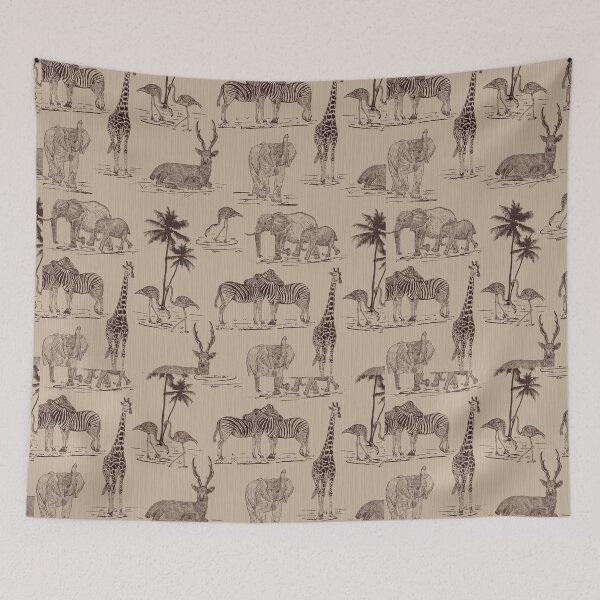 Item preview, Project Safari Dark Brown And Cream Colour designed and sold by Fezzyboo.