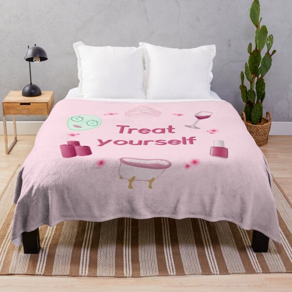Item preview, Treat yourself in pink with a spa day with red wine a facemask nailpolish bath scented candles flowers designed and sold by Lemonshaaark.