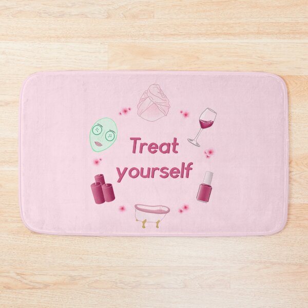 Item preview, Treat yourself in pink with a spa day with red wine a facemask nailpolish bath scented candles flowers designed and sold by Lemonshaaark.