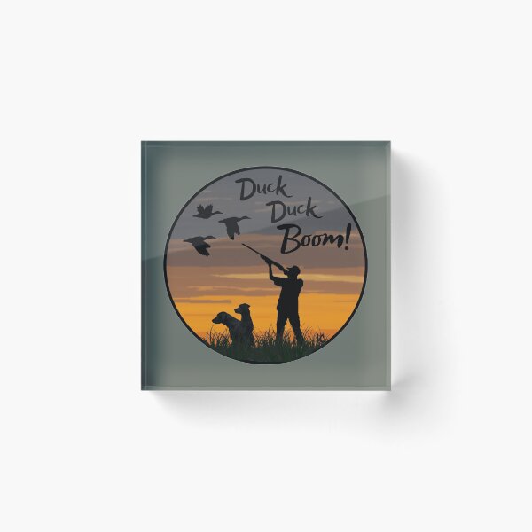 Item preview, Duck Duck Boom Retro Duck Hunting Design for Duck Hunters and Labrador Lovers designed and sold by LifeCrush.