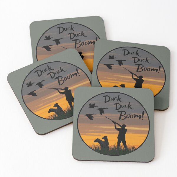 Item preview, Duck Duck Boom Retro Duck Hunting Design for Duck Hunters and Labrador Lovers designed and sold by LifeCrush.