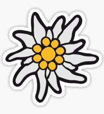 flower nature flowers edelweiss mountains alps bavaria oktoberfest fun beer drinking symbol germany germany Sticker