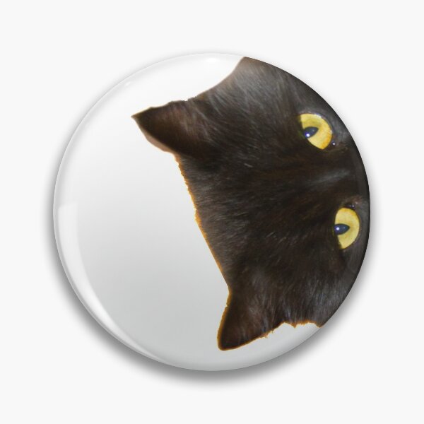 Item preview, Black Cat Peeking, I Saw That designed and sold by DiensDesign.
