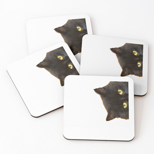 Item preview, Black Cat Peeking, I Saw That designed and sold by DiensDesign.