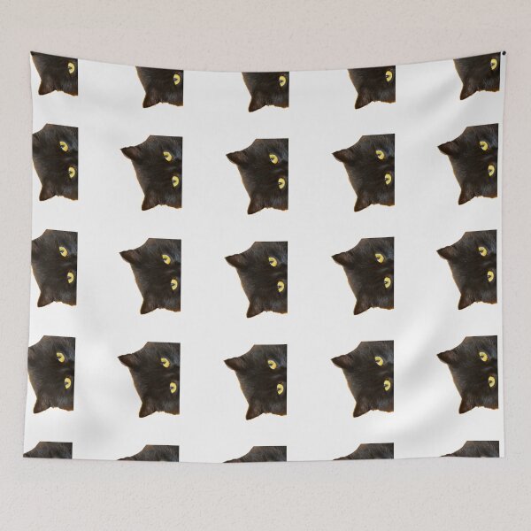 Item preview, Black Cat Peeking, I Saw That designed and sold by DiensDesign.
