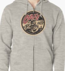 The Official Cafe Racer TV Logo Zipped Hoodie