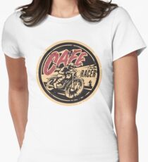 The Official Cafe Racer TV Logo Women's Fitted T-Shirt