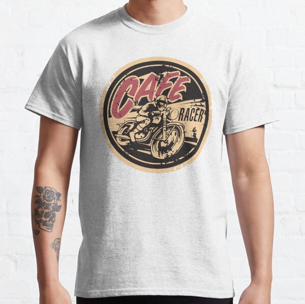 El logotipo oficial de Cafe Racer TV Camiseta clásica
