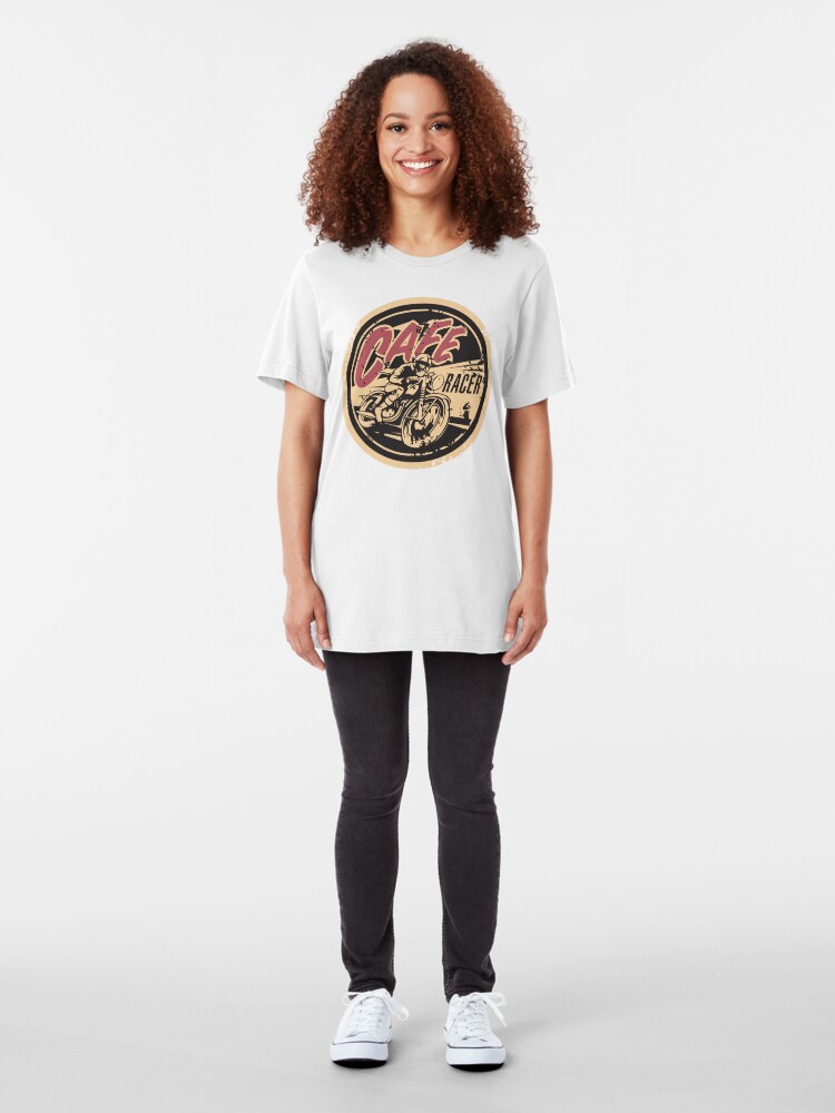 Alternate view of The Official Cafe Racer TV Logo Slim Fit T-Shirt