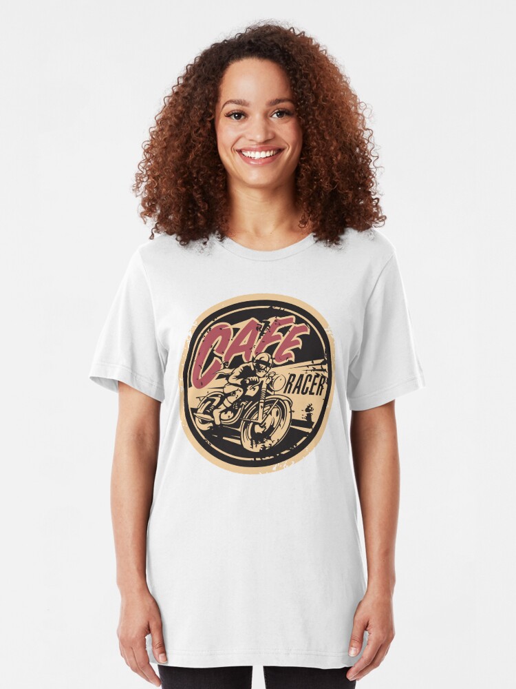 Alternate view of The Official Cafe Racer TV Logo Slim Fit T-Shirt