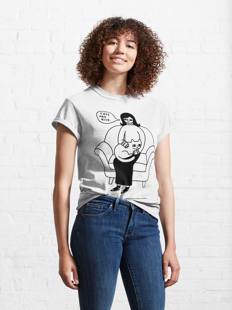 Alternate view of Cats Are Nice. Classic T-Shirt