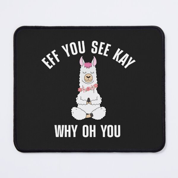 Item preview, Eff You See Kay Why Oh You Vintage funny cute gift love yoga llama designed and sold by FILUN.