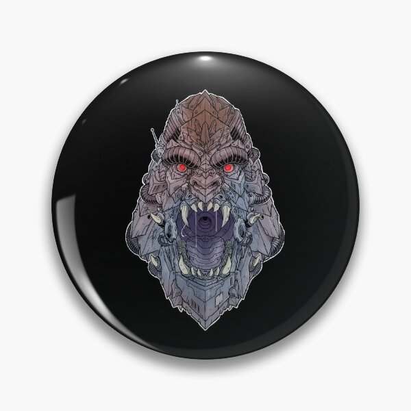 Item preview, Robot gorilla head designed and sold by GS-artworks.
