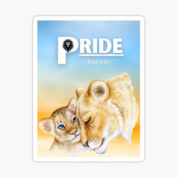 Lioness and Cub Sticker