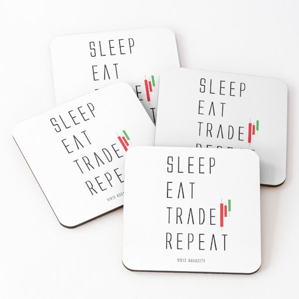 Item preview, Sleep Eat Trade Repeat designed and sold by VividAudacity.