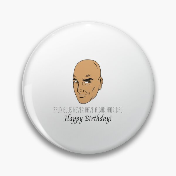 Artikelvorschau, Lustige Grußkarte zum Geburtstag mit Glatze entworfen und verkauft von Water Flick.