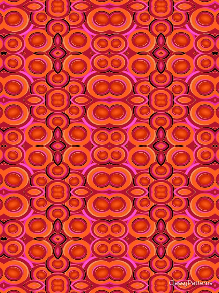 Thumbnail 5 of 5, iPhone Case, Modern Geometric Patterns Using Circles Design 2 designed and sold by ClassyPatterns.