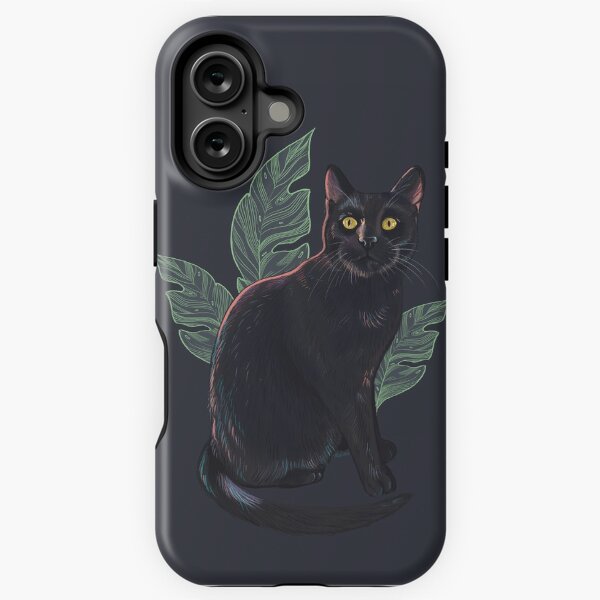 Black Cat iPhone Tough Case