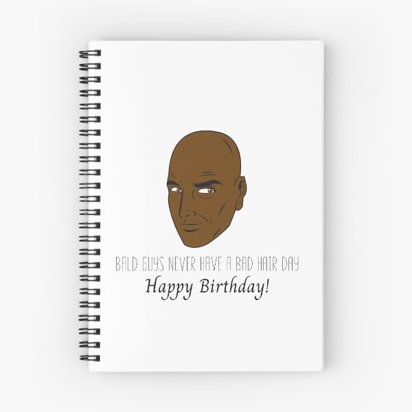 Item preview, Bald Guy Birthday Funny Greeting Card designed and sold by Water Flick.