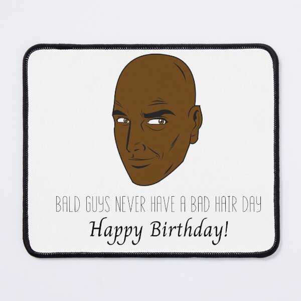 Item preview, Bald Guy Birthday Funny Greeting Card designed and sold by Water Flick.