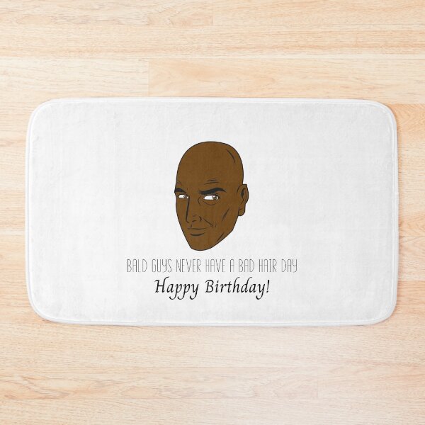 Item preview, Bald Guy Birthday Funny Greeting Card designed and sold by Water Flick.