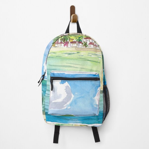 Item preview, Coastal View Of Tropical Village Anse dArlet In Martinique designed and sold by artshop77.