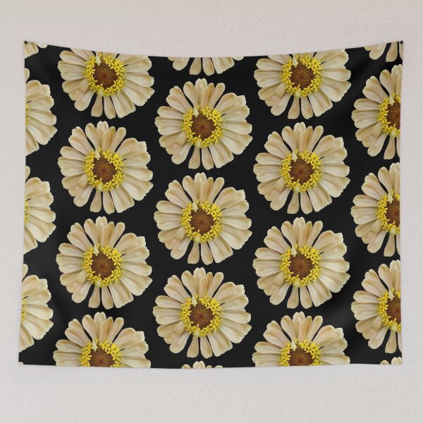 Item preview, Field Guide to Zinnias, No. 11, Antique Cream Zinnia Flower designed and sold by Kristi Duggins.