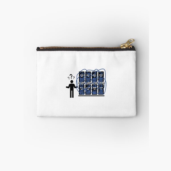 Item preview, Highly networked data center with a confused IT technician with no direction finder or plan. designed and sold by sopfanna.