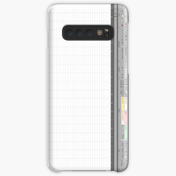 Excel Spreadsheet Samsung Galaxy Snap Case