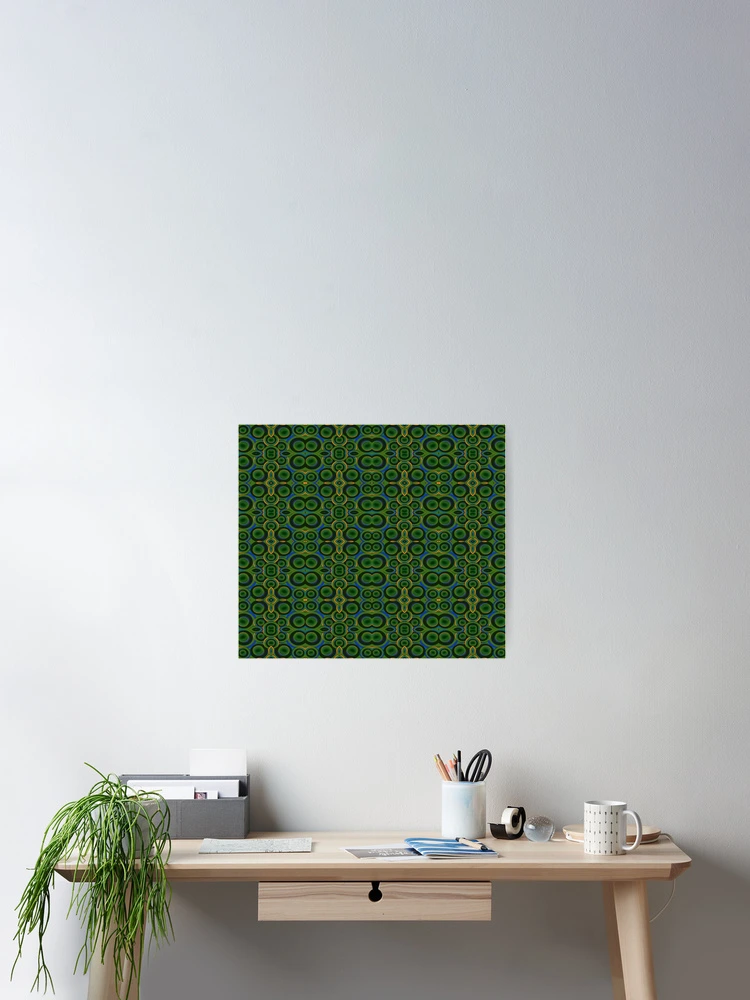 Thumbnail 2 of 3, Poster, Modern Geometric Patterns Using Circles Design 3 designed and sold by ClassyPatterns.