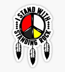 stand with standing rock Sticker