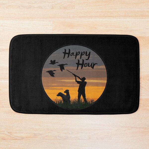 Item preview, Happy Hour Retro Duck Hunting Design for Duck Hunters and Labrador Lovers designed and sold by LifeCrush.