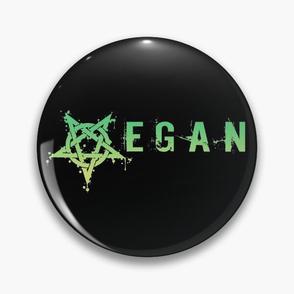 Item preview, Vegan Pentagram Green Yellow  designed and sold by AlasAHintStudio.