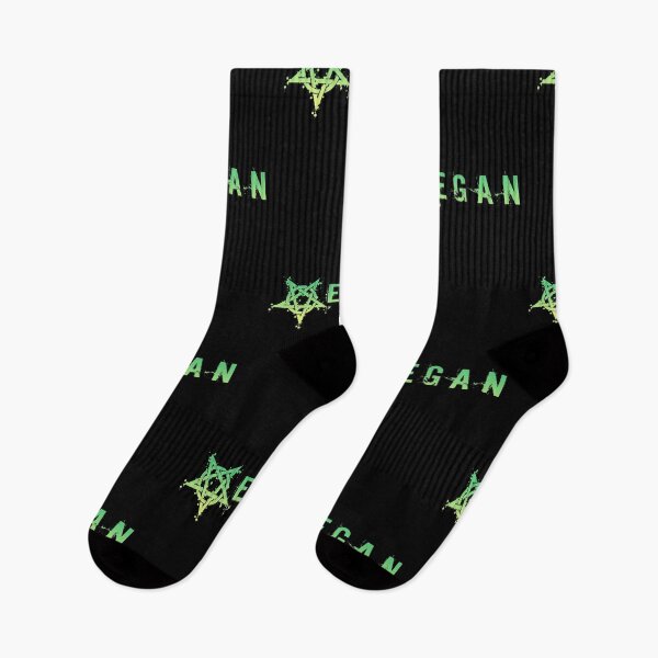 Item preview, Vegan Pentagram Green Yellow  designed and sold by AlasAHintStudio.