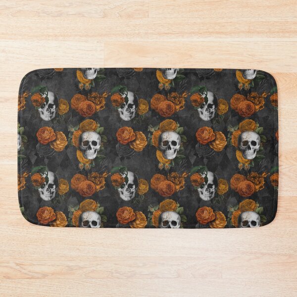 Artikelvorschau, Unheimliche Skelett-Eleganz | Gruselige gotische Halloween-Muster entworfen und verkauft von DigitalGemShop.