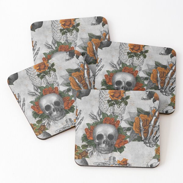 Item preview, Haunting Skeleton Shadows | Spooky Gothic Halloween Art designed and sold by DigitalGemShop.