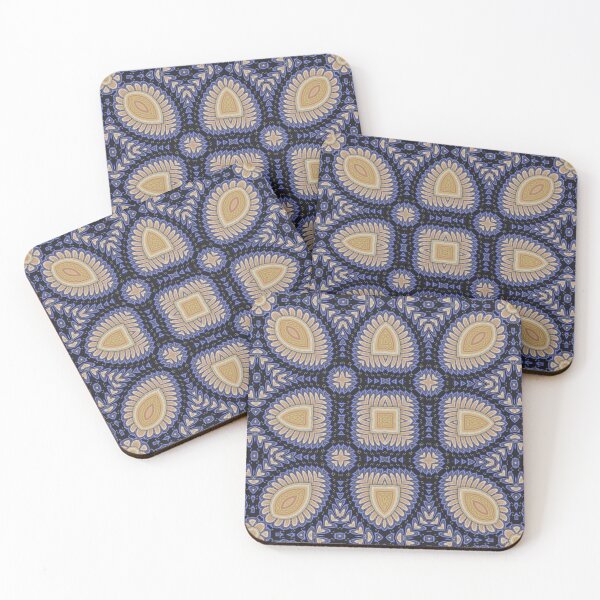 Item preview, Timbre Abstract Tiled Pattern Artista Jenny Meehan jennyjimjams designed and sold by Jenny Meehan Art Prints and Patterns  .