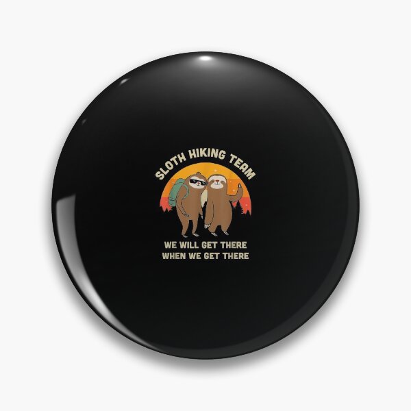 Item preview, Sloth Hiking Team Funny Vintage designed and sold by JaisonshiJan.
