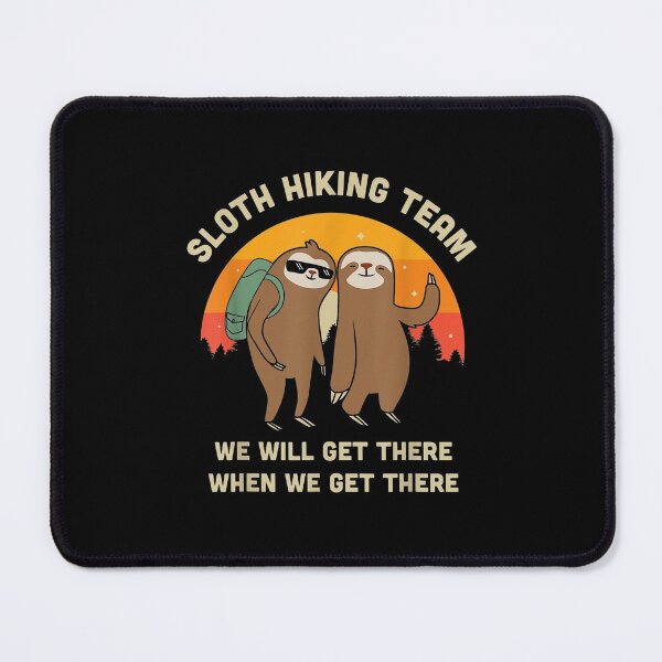 Item preview, Sloth Hiking Team Funny Vintage designed and sold by JaisonshiJan.