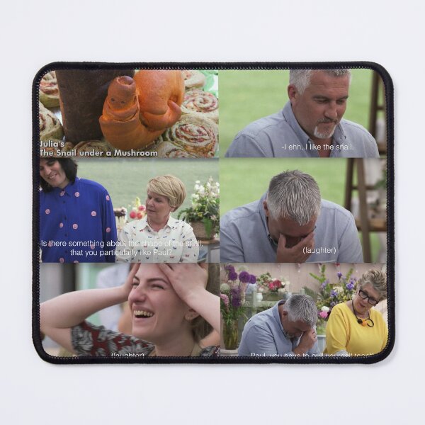 Item preview, Funny Snail bread conversation from the great British baking show designed and sold by TheBritishShop.