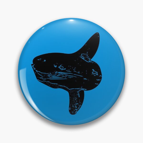 Item preview, Mola Mola Ocean Sunfish Black Design  designed and sold by designsasstultd.