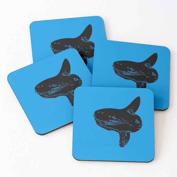 Item preview, Mola Mola Ocean Sunfish Black Design  designed and sold by designsasstultd.