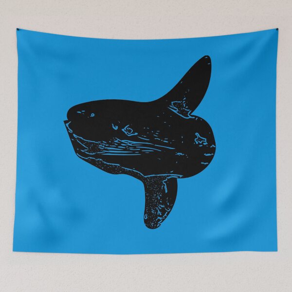 Item preview, Mola Mola Ocean Sunfish Black Design  designed and sold by designsasstultd.
